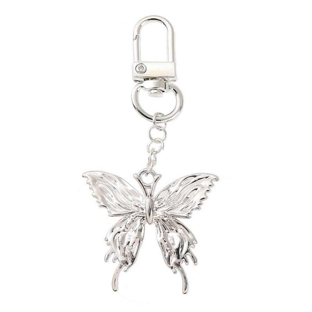 Silver Butterfly Keychain Keycharm